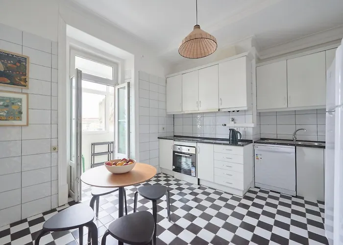 Bright Double In A Coliving Habitación en casa particular Lisboa