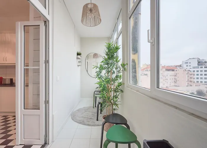 Bright Double In A Coliving Habitación en casa particular Lisboa
