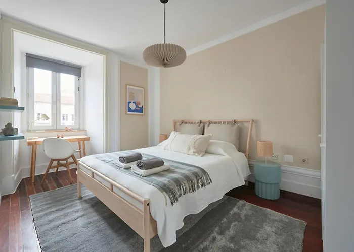 Bright Double In A Coliving Alloggio in famiglia Lisbona
